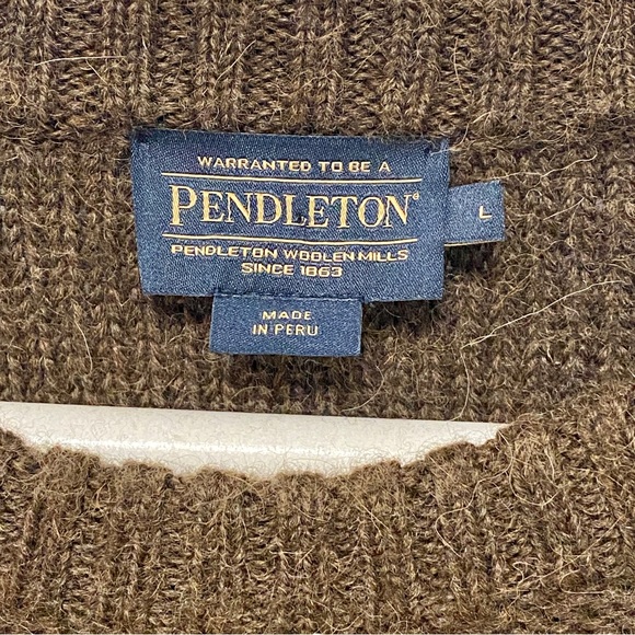 Pendleton Alpaca and Wool Sweater Large - Picture 3 of 10